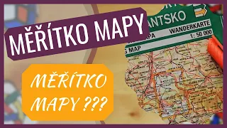 Měřítko mapy - určujeme měřítko mapy