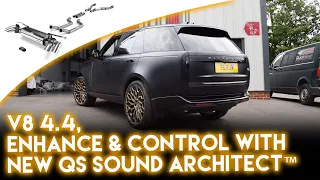 Range Rover V8 4.4 Enhance and Control the sound with the QuickSilver Sound Architect™ Exhaust