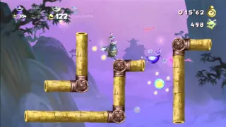 Rayman Legends Weekly Challenge Com. 28/12/15 - The Dojo - 684 lums (solo co-op)