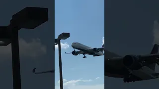 Delta Airbus A350 Landing at ATL/KATL - Plane Spotting