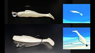 Z-man Swimbait underwater footage/ One of the best lures for any fish. Maybe not for anchovies lol