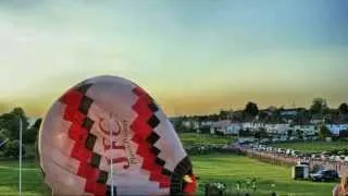 Hot Air Balloon -Timelapse