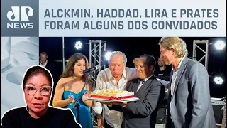 José Dirceu reúne políticos em aniversário em Brasília; Dora Kramer comenta