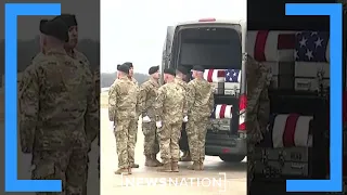 Bodies of soldiers killed in Jordan strike returned to America