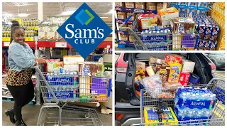 MASSIVE SAMS CLUB SHOPPING HAUL 🛒 | SHOPPING FOR MY FAMILY OF 4 | GROCERY SHOPPING VLOG