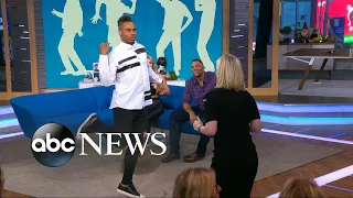 'GMA Day' holds a dance-off with Paige VanZant and Rashad Jennings
