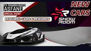 Asphalt 9 FV Frangivento Asfane Special Event Required Cars and Rewards Showroom New cars
