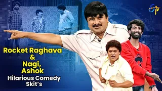 Rocket Raghava, Nagi, Ashok & Mohan Hilarious Comedy Skits | Jabardasth | ETV Telugu