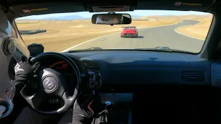 Touge train around Thunderhill West CW: Chasing 2ZZ MR-S & S2000 CR