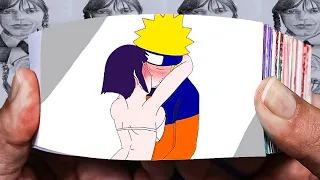 Naruto and Hinata Alone Flipbook Animation