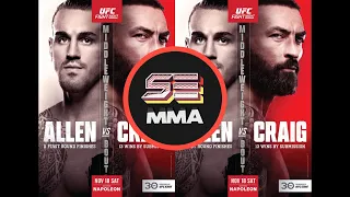 UFC Vegas 82 Allen vs Craig predictions | SE MMA Show #155