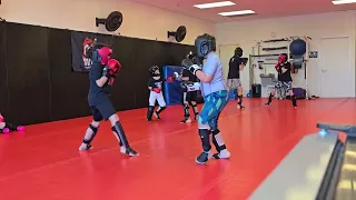 5-30-24 Sawyer sparring with Eli