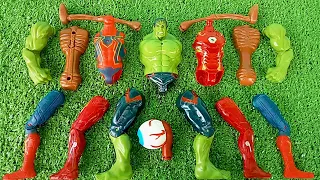 Merakit Mainan Unboxing Spider-Man vs Hulk Smash Vs Iron Man Vs Siren Head Action Figures Toys