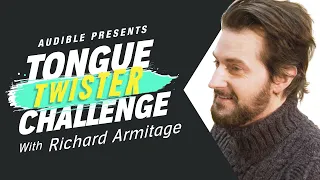 Richard Armitage takes on the Tongue Twister Challenge! 😝