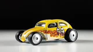 Hot Wheels Premium Review: Volkswagen T1 Panel Bus and Custom Volkswagen Beetle | Mooneyes 2 Pack