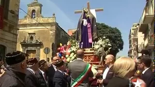 Biancavilla - processione Madonna Addolorata Venerdi Santo 19 aprile 2019