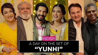 A Day On The Set Of Yunhi | Maya Ali | Bilal Ashraf | Behroze Sabzwari | Ehteshamuddin | FUCHSIA