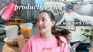 productive vlog + I'M RUNNING THE NYC MARATHON!!!!!!!