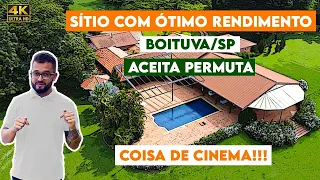 SÍTIO com RENDA MENSAL, BOITUVA/SP (Ótima Localização)