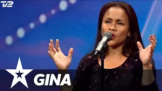 Gina I Danmark har talent 2018 I Audition 1