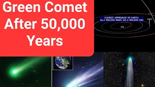 Green Comet 50000 Year Old Earth Sky 2023 To Meet Future Human