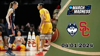 Full Game : UConn vs USC - April 1, 2024 | NCAA ELITE EIGHT