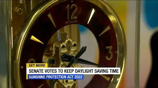 US Senate passes bill to make Daylight Saving Time permanent