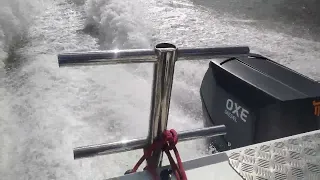 oxe diesel outboard sea trials