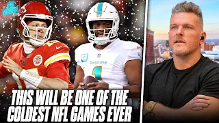 Chiefs v Dolphins Game Expected To Be Below Zero, One Of Coldest Games In NFL History | Pat McAfee