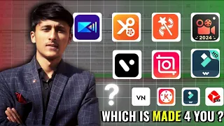 Best Video Editing App For Android In 2024 (Top 11 Apps comparison ) Vn vs kinemaster vs Inshot
