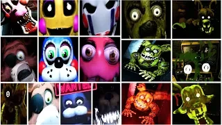 ВСЕ СКРИМЕРЫ ФНАФ 8 - FNAF HELP WANTED - ALL JUMPSCARES - FNAF 8