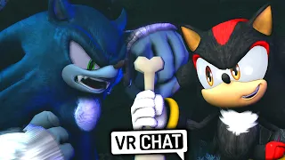 Shadow Meets Sonic The Werehog! (VR Chat)