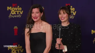 Elizabeth Olsen and Kathryn Hahn interview at the MTV Awards