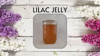 Step by step guide, on How to make and Can, Lilac Jelly