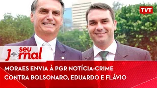 Moraes envia à PGR notícia-crime contra Bolsonaro, Eduardo e Flávio