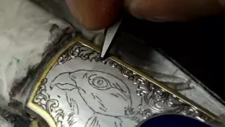 Knife engraving demo