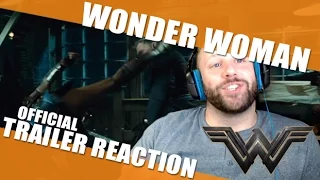 Wonder Woman Official Trailer Reaction - Does her lasso really GLOW?