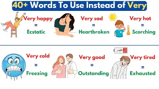 40+ Words To Use Instead Of Very | Daily Use English Words | English Vocabulary