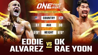 Rising Star Faced Legend ⚔ Ok Rae Yoon vs. Eddie Alvarez | Full Fight
