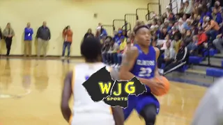 WJG SPORTS BIG PLAY: BJ FREEMAN DUNKS ON PRINCETON TO END THE GAME!!!