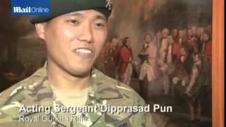 Dipprasad Pun of the Royal Gurkha...