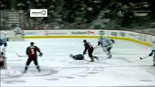 Aaron Rome questionnable hit on Tyson Barrie. March 24th 2012