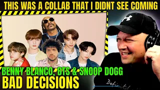 BENNY BLANCO, BTS & SNOOP DOGG - Bad Decisions | this was so COOL [ Reaction ] | UK REACTOR |