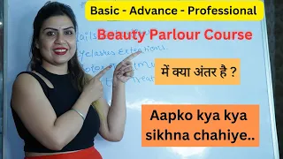 Beauty parlour course😍 | Beauty parlour course kaise kare🤯 | Parlour course kitne din ka hota hai?