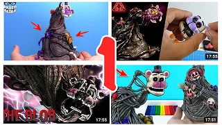 FNAF Review 9 Clot - 10 plasticine figures. Sculpt FNAF 9 BLOB Security Breach