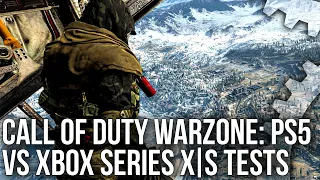 Call of Duty Warzone: PS5 vs Xbox Series X/ Series S - Back-Compat Showdown + 120fps Analysis