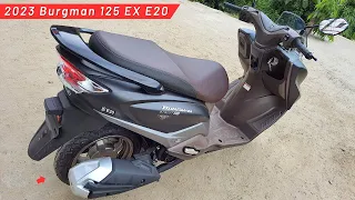 2023 Suzuki Burgman 125 Street EX E20 Detailed Review ~ New Updates I All Colours I Mileage & Price