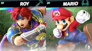 Super Smash Bros Ultimate Amiibo Fights Request #26110 Roy vs Mario