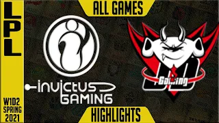 IG vs JDG Highlights ALL GAMES | LPL Spring 2021 W1D2 | Invictus Gaming vs JD Gaming