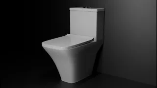 Alcona 1219 One Piece Water Closet - Where Style Meets Efficiency